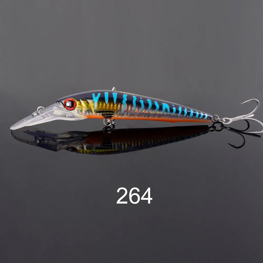 NOEBY Offshore Trolling Minnow 14cm 50g 18cm 98g Sinking Hard Bait Saltwater Boat Lure Big Game Tuna Fishing