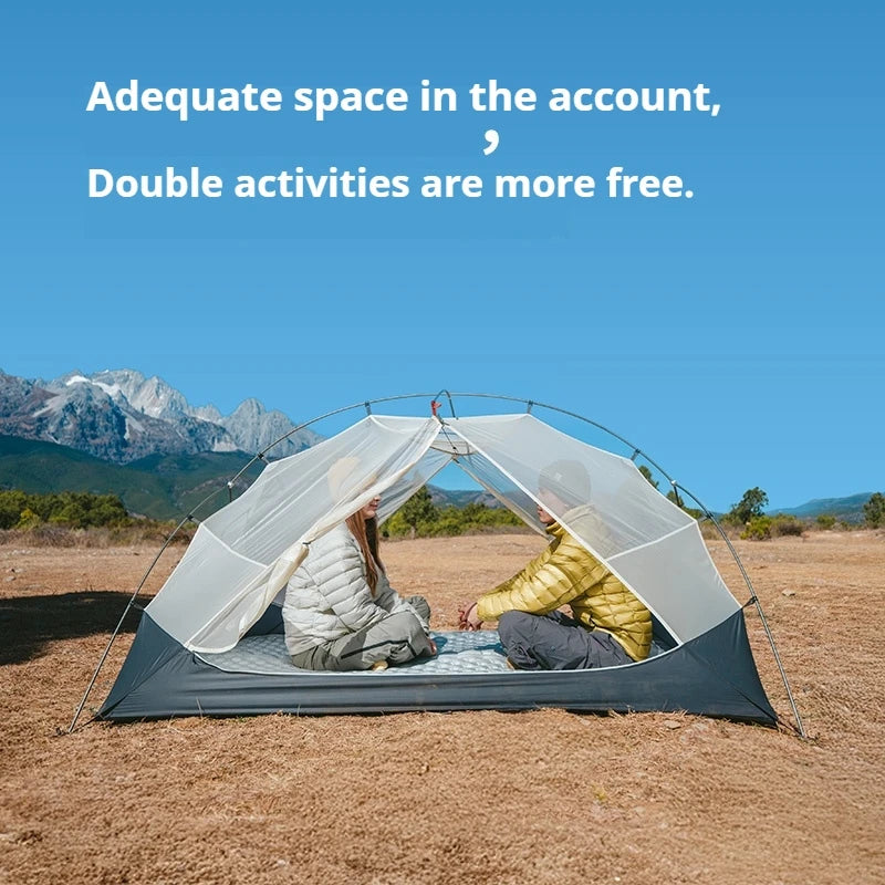 Naturehike 2025 Mongar UL Tent 15D 20D Nylon 1-2 People Waterproof Ultralight Backpacking Camping Hiking Travel Survival Tent