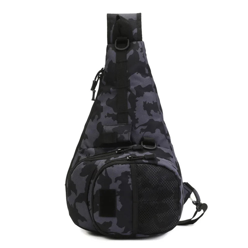 Multifunctional Fishing Lure Bag Waterproof Shoulder Crossbody Fishing Gear Utility Storage Case Men's Fishing Rod Bags XA164WD
