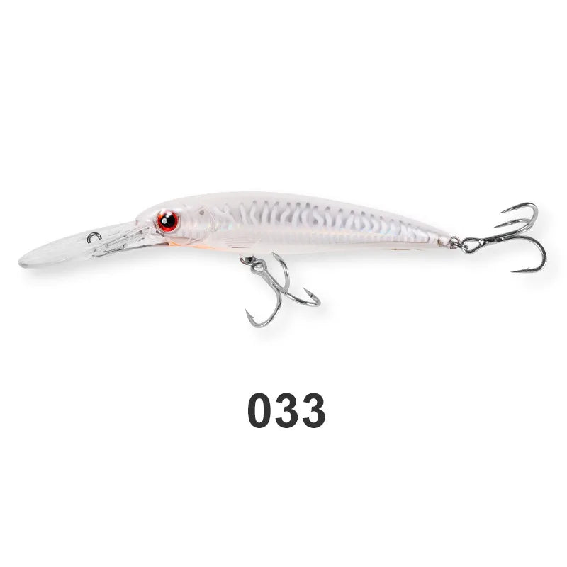 Noeby Trolling Minnow Fishing Lures 12cm 32g 14cm 52g 16cm 73g Floating Sinking Hard Bait for Big Game Saltwater Fishing Lure