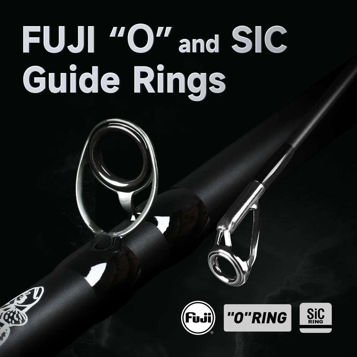 HANDING BLACK BEAVER Ⅱ Fishing Rod Toray 30 Ton Carbon Fiber FUJI O and SiC Guide Rings  EVA Full Grip Handle Pike Casting Rods