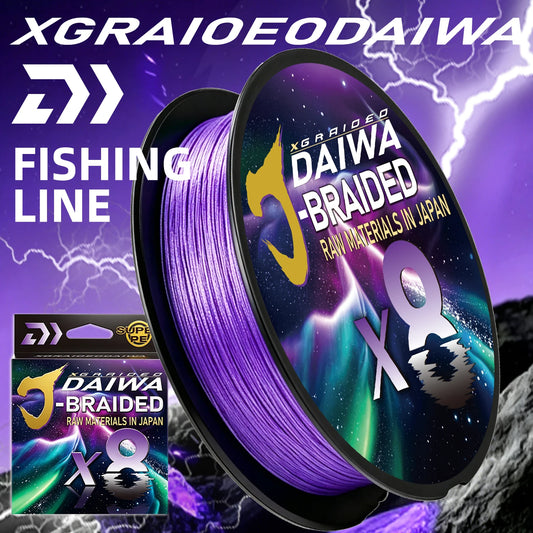 2025 New Original X8-XGRAIOEO DAIWA-J Braided Expedition 8 Strands Fishing Line PE Super Line Sea Fishing Wire 150/200M
