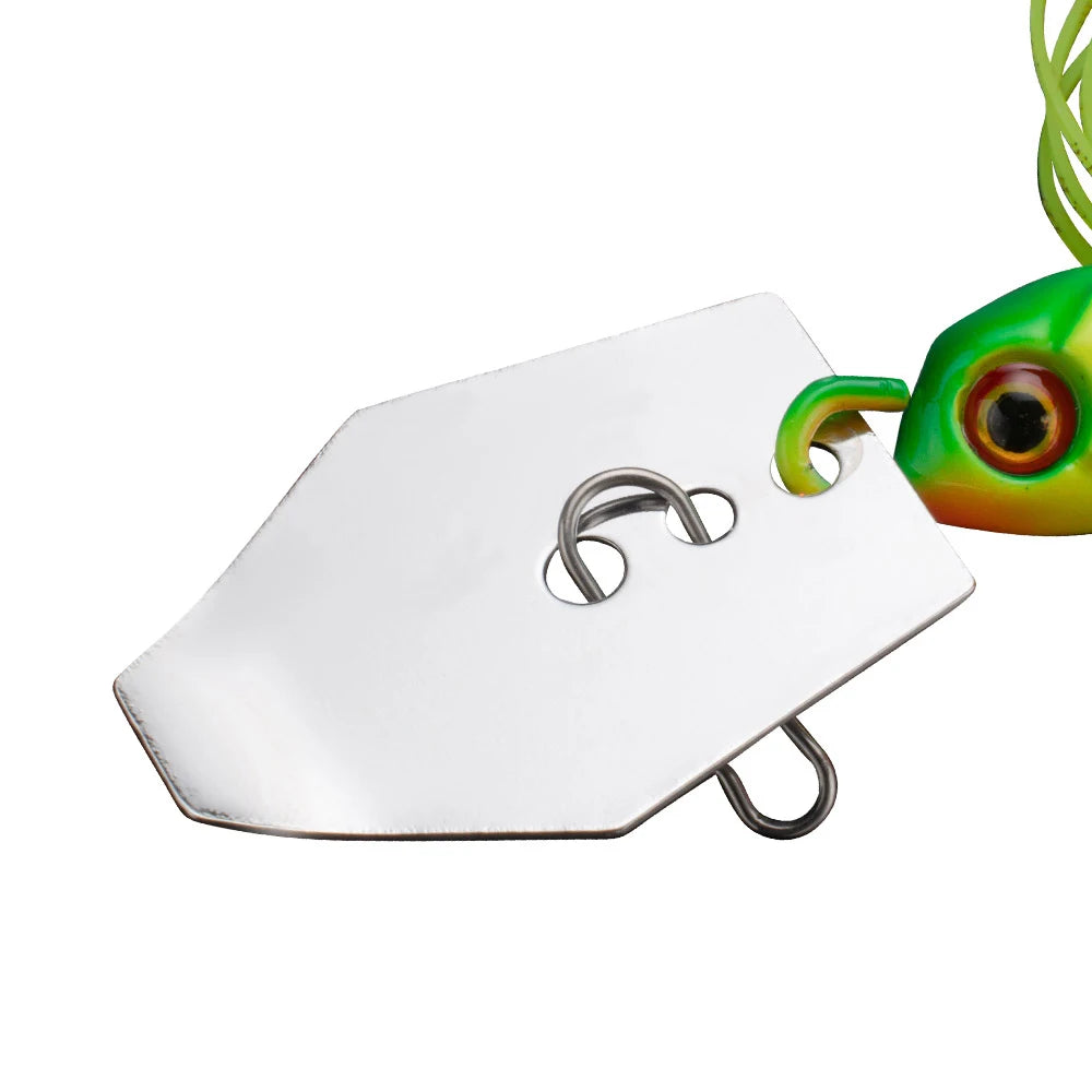 Spinner Bait 7g/9g/12g/14g/21g Fishing Lures Kit Set Pesca Chatter Weedless Metal Blade Rubber Jig Head Hook Wire Spinnerbait