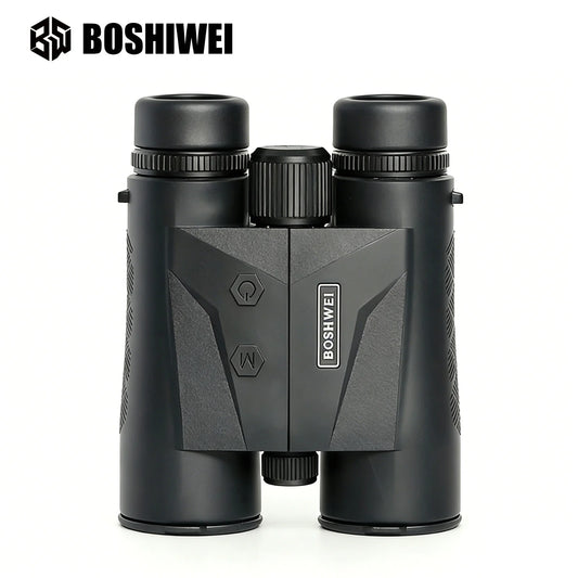 BOSHIWEI 10x42 Binoculars with Laser Rangefinder Professional Waterproof Binocular for Outdoor Hunting Engineering Measurement