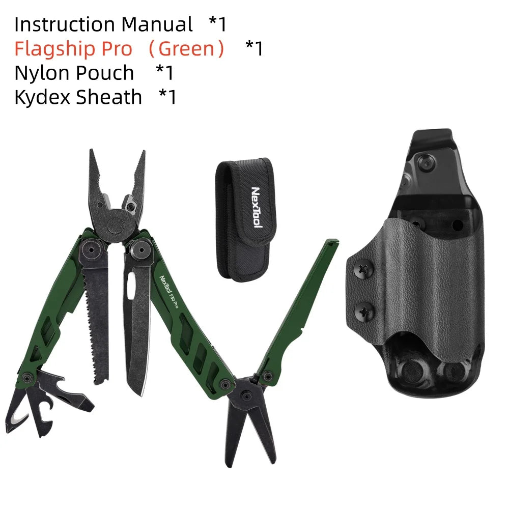 NexTool Flagship Pro 16-in-1 Multi-tool Pliers EDC Folding Knife Camping Gear Outdoor Survival Kit Portable Tool Set