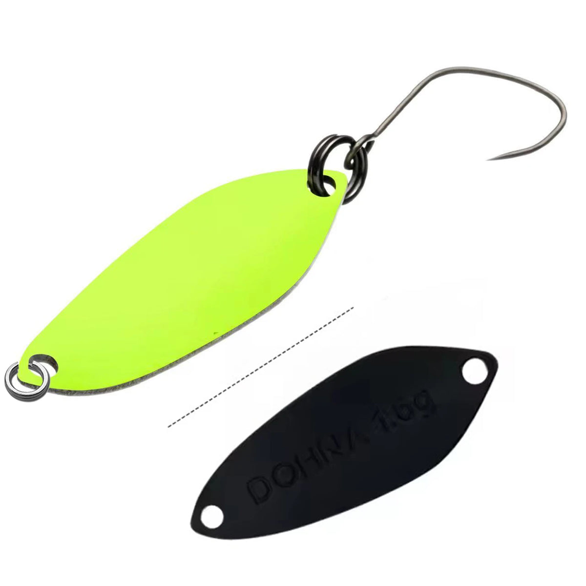 1Pcs NEW Area Trout Colorful Painting Spoon Bait 1.6g 27mm Copper Metal Fishing Lures For Trout Perch Chub
