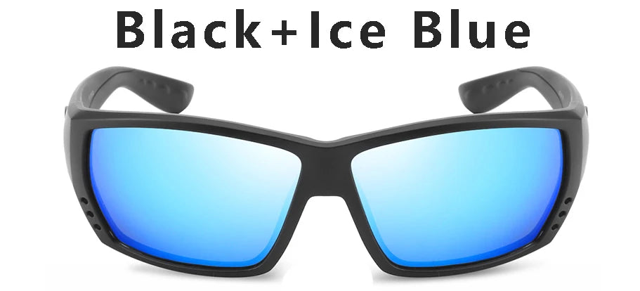 Tuna Alley Sunglasses Men Brand Design Square Sun Glasses Classic Mirror Driver Polarized Sunglasses Travel Male Sport Goggles