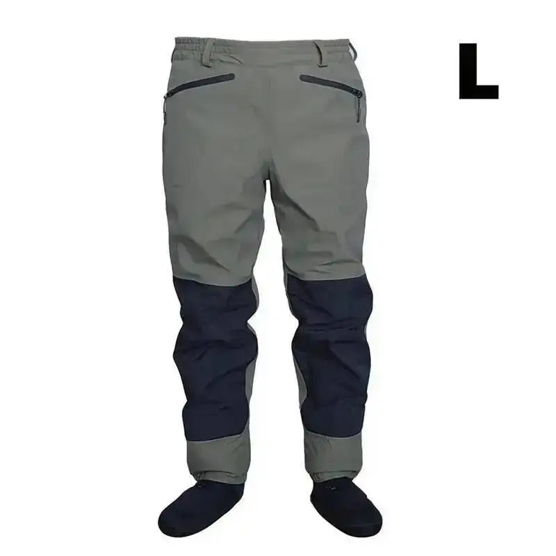 3 Layer Breathable Waterproof Fly Fishing Waist Waders Stockingfoot High Pant Wader Durable Duck Hunting Wading Pants