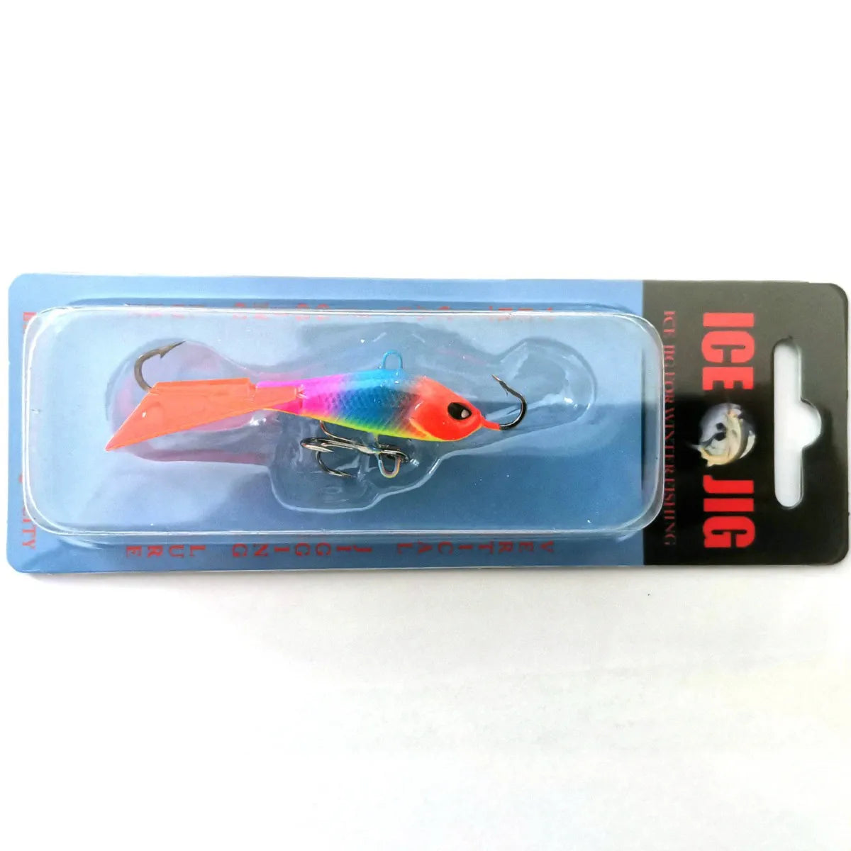 1pcs Winter Ice Fishing Lure Balancer 3D Eyes 6.3cm 15g Fast Sinking Metal Jigging Wobbler Balanced for Pike Perch Pesca Tackle