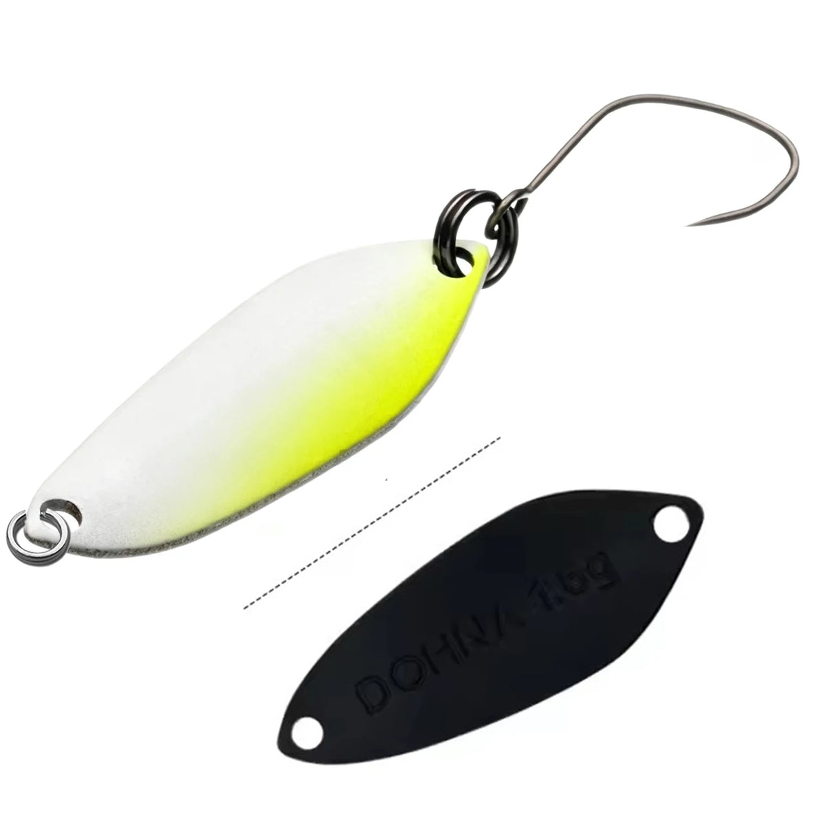 1Pcs NEW Area Trout Colorful Painting Spoon Bait 1.6g 27mm Copper Metal Fishing Lures For Trout Perch Chub