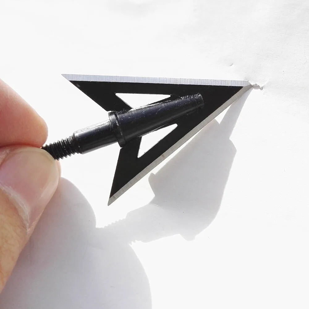 6/12pcs 100gr Arrow Tips Points Archery Traditional Broadheads Arrowheads Hunting Bow