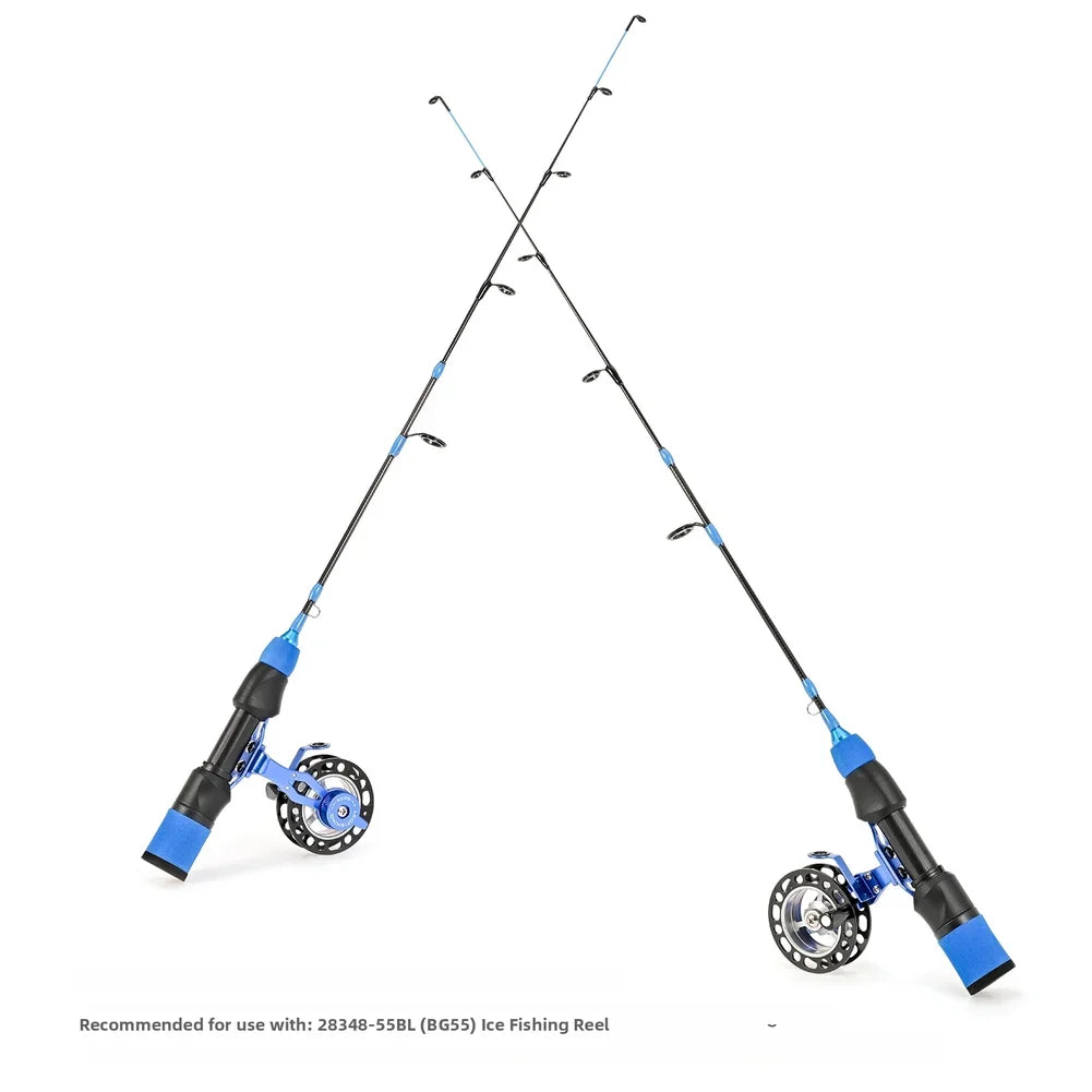 For High-foot Fishing Reels Short Handle Ice Fishing Rod Winter Fishing High-foot Fishing Reel Compatible Fishing Rod