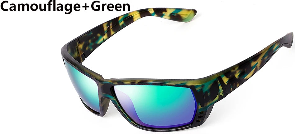 Tuna Alley Sunglasses Men Brand Design Square Sun Glasses Classic Mirror Driver Polarized Sunglasses Travel Male Sport Goggles