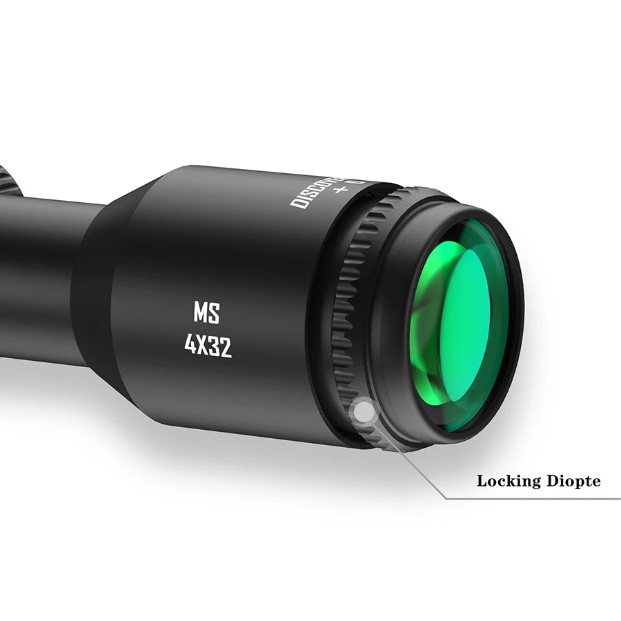 Discovery MS 4X32 Super Anti-shock Spring Riflescope Hunting Tactical Scopes Red Green Illuminated Outdoor Shooting Optics Sight