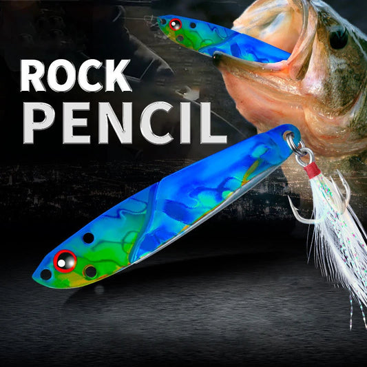 1PC Metal Jig 3D Fish Bait Tackle Trout Shore Drag Cast Jigs 7g 10g 15g 20g Slow Jigging Lure Sea Fishing Lures
