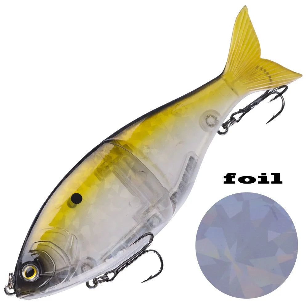 New Coming 178mm 82g Sinking Glide Bait Fishing Lures Jointed Swim Bait Rattle Balls Inside Wobblers Pesca Slide Sea River