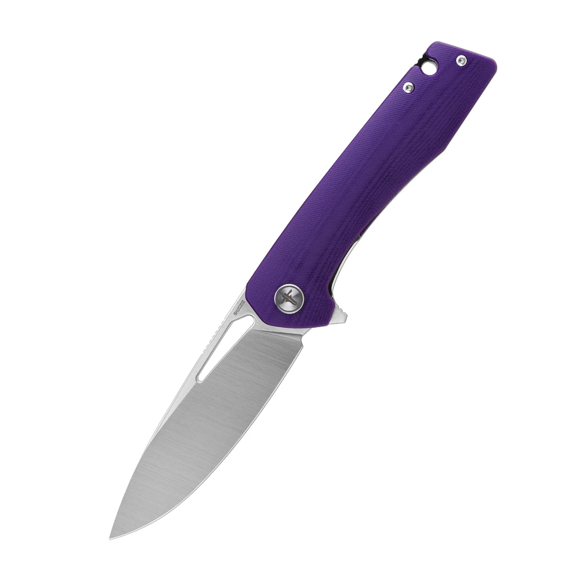 Shooziz EDC Pocket Folding Knife with Clip, 3.66"D2 Satin/PVD Blade, Ultem/G10/Micarta/ G10 Carbon Fiber for Outdoor Camping