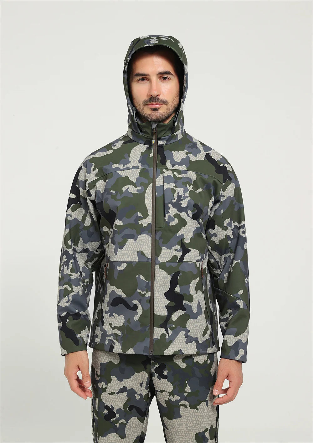 Men's Jetstream 3-in-1 Fleece Hunting Jacket Windproof Waterproof Lightweight Permeable Functional Outerwear