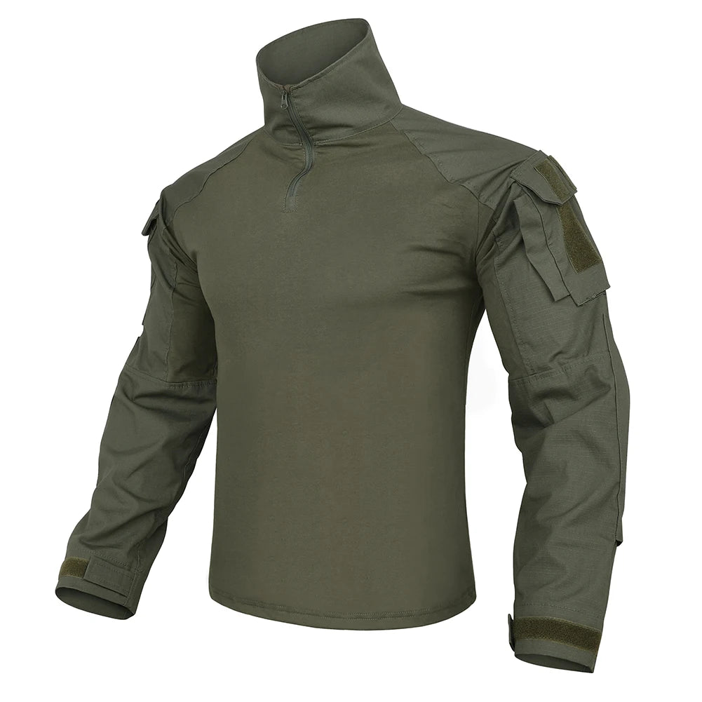 KRYDEX Camouflage G3 Combat Uniform Hunting Outdoor Tactical Gen3 Shirt & Pants Suit Kit Ranger Green Camo Black Clothing