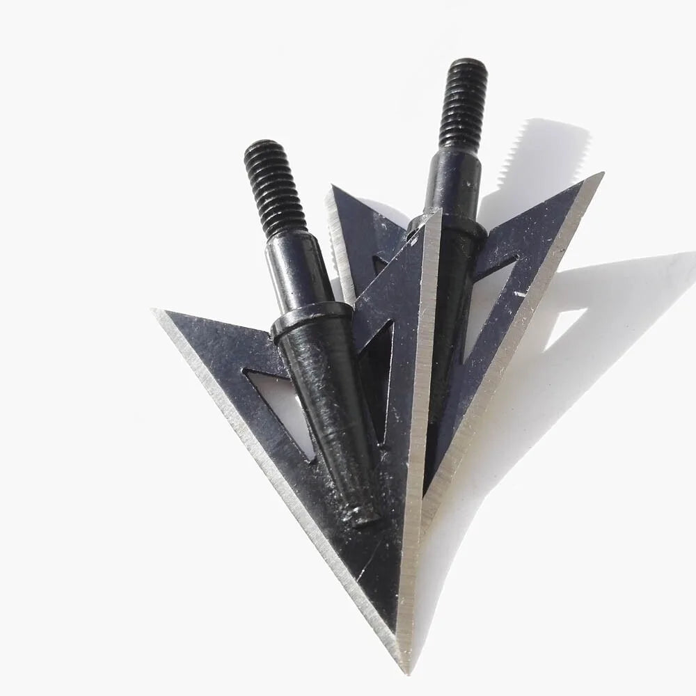 6/12pcs 100gr Arrow Tips Points Archery Traditional Broadheads Arrowheads Hunting Bow