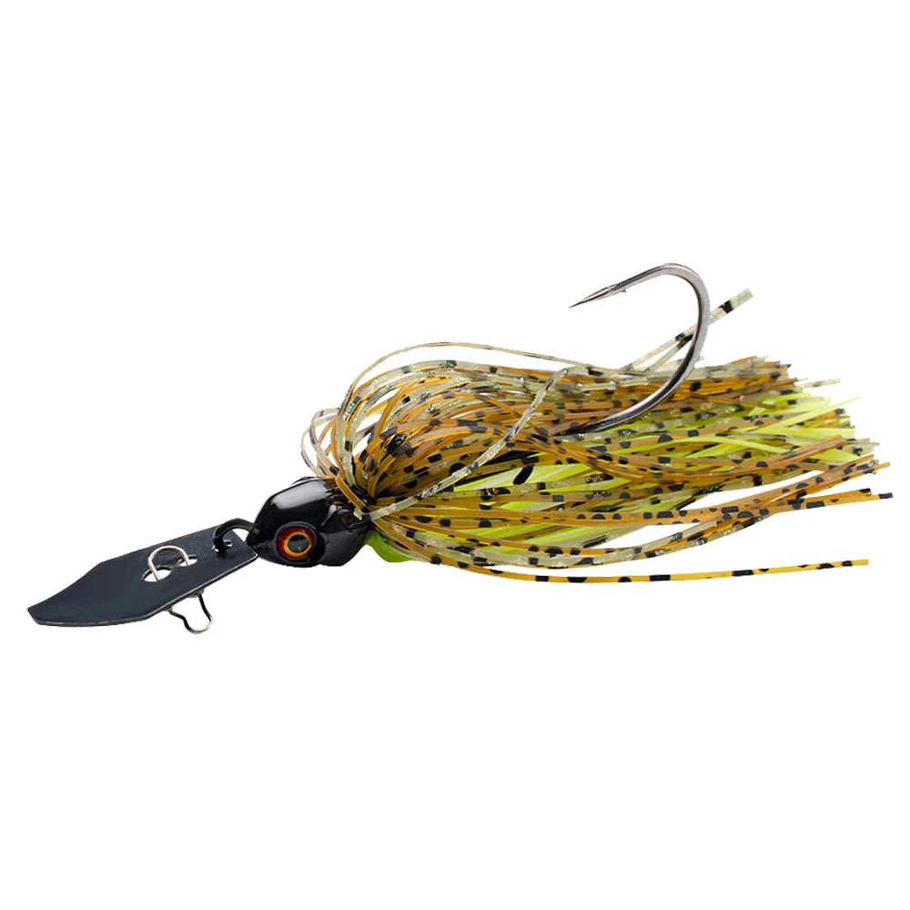 Spinner Bait 7g/9g/12g/14g/21g Fishing Lures Kit Set Pesca Chatter Weedless Metal Blade Rubber Jig Head Hook Wire Spinnerbait