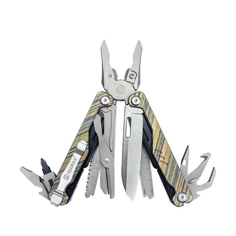 BHBT 20 IN 1 Ark Titanium Alloy Multitool Pliers EDC Outdoor Camping Survival Multi functional Tool Pliers Multi Tool With Bits