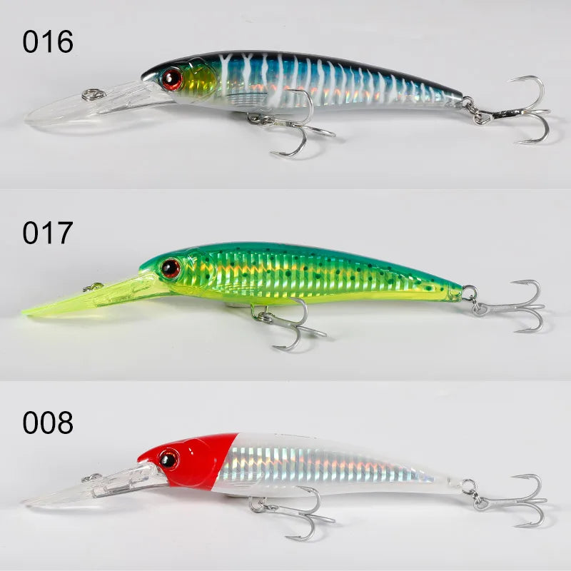 NOEBY 120mm Floating 140mm 160mm Slow Sinking Minnow Fishing Lures Artificial Bait Trolling Wobblers Sea Winter Fishing Lure