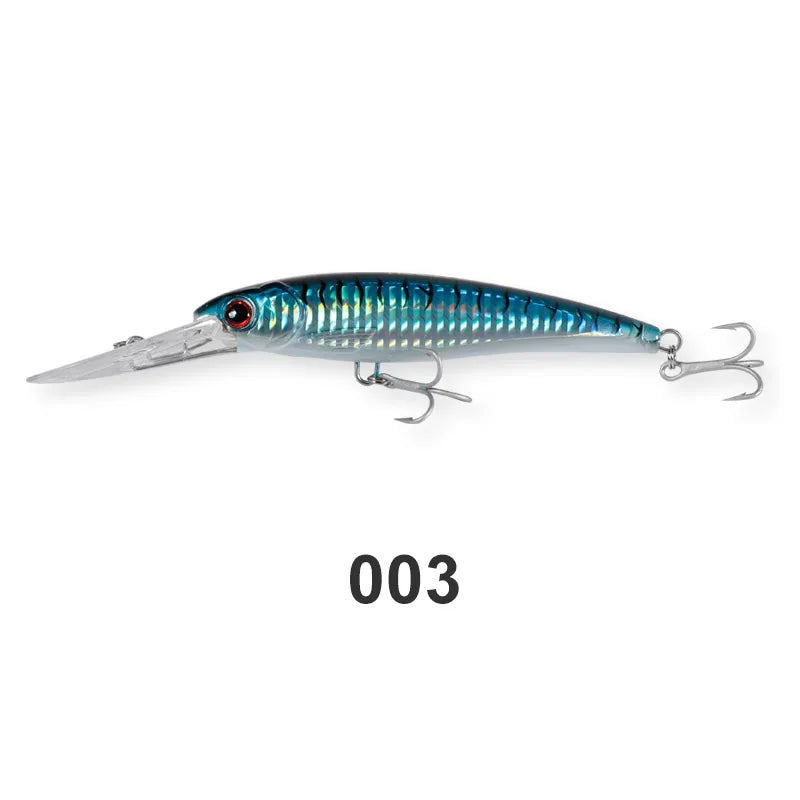Noeby Trolling Minnow Fishing Lures 12cm 32g 14cm 52g 16cm 73g Floating Sinking Hard Bait for Big Game Saltwater Fishing Lure