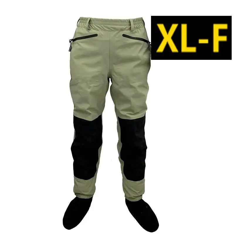 3 Layer Breathable Waterproof Fly Fishing Waist Waders Stockingfoot High Pant Wader Durable Duck Hunting Wading Pants