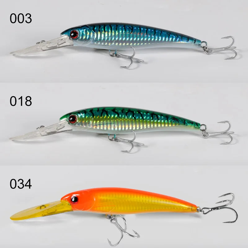 NOEBY 120mm Floating 140mm 160mm Slow Sinking Minnow Fishing Lures Artificial Bait Trolling Wobblers Sea Winter Fishing Lure