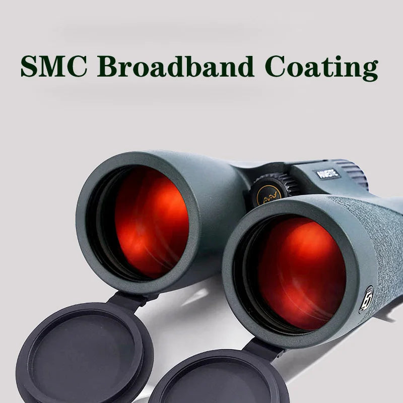 Professional ED Lens 10X50/12X50 Binoculars High Reflective SMC IPX7 Waterproof Bak4 Optics Telescope Low Dispersion For Hunting