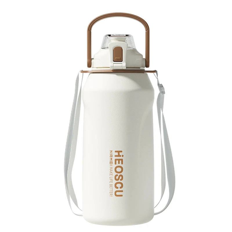 Large Tumbler Stainless Steel Thermal Water Bottle Vacuum Flasks Insulated Cold and heat Camping Sports Outdoor Activities
