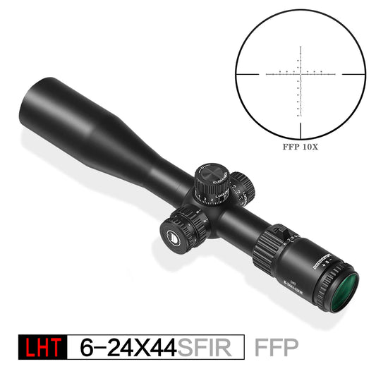 Discovery LHT 6-24X44SFIR MOA-L Ultralight Optics Scopes First Focal Plane Large Field Of View Riflescope Diameter 30MM Sight