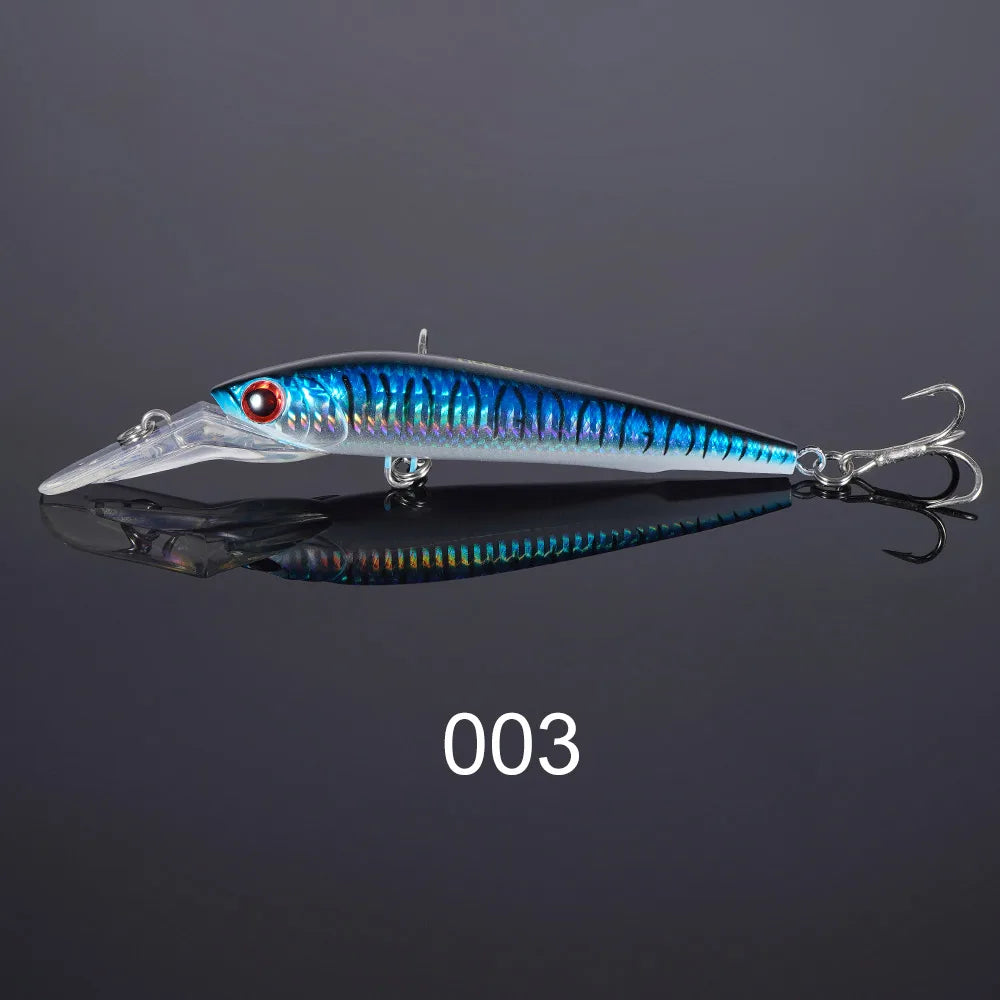 NOEBY Offshore Trolling Minnow 14cm 50g 18cm 98g Sinking Hard Bait Saltwater Boat Lure Big Game Tuna Fishing