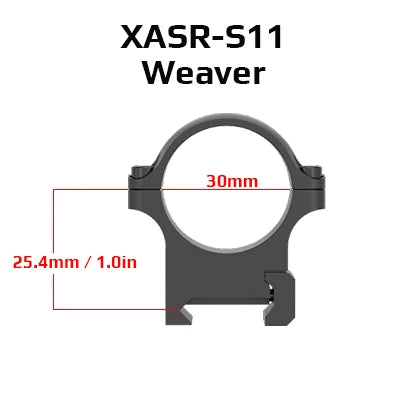 Vector Optics 2Pcs /set 25.4Mm 30Mm Mount Rings Quick Release Low Medium High for 20Mm Rail Hunting Scopes Ring Mount