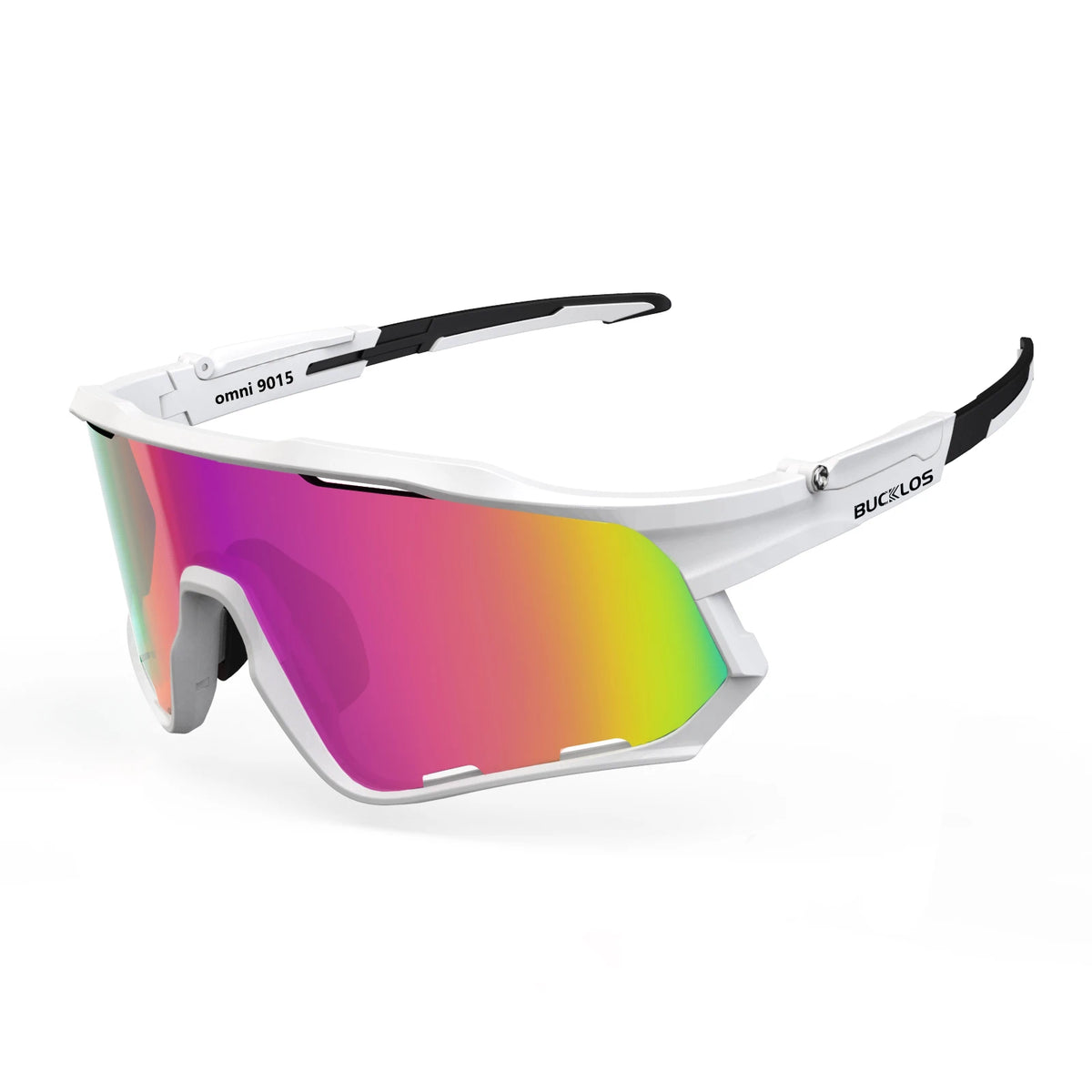 BUCKLOS UV400 Polarized Cycling Goggles Road Mountain Bike Sunglasses TR-90 Frame Outdoor Cycling Eyewear Unisex Sports Glasses