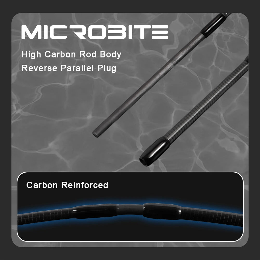 MIFINE MICROBITE Ajing Fishing Spinning Rod Lure 2g/3g/5g/8g/10g Saltwater Freshwater Light Rock Fishing Fast Action Fuji Ring