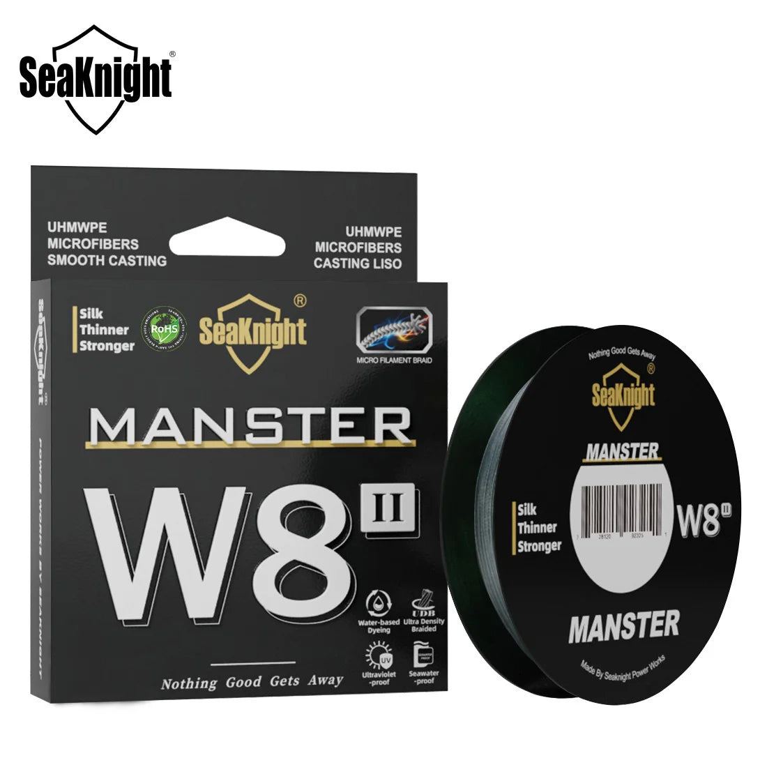 SeaKnight Brand MANSTER W8 II Series 8 Strands Braided Fishing Lines 500M Seawater Proof Ultraviolet Proof for Saltwater Fishing