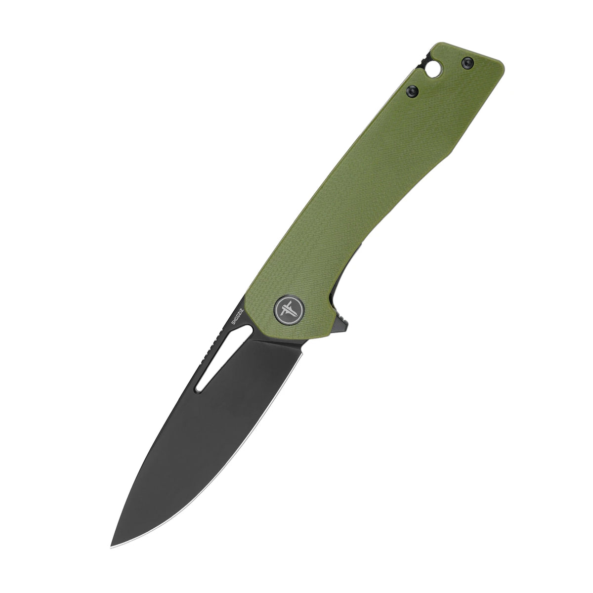Shooziz EDC Pocket Folding Knife with Clip, 3.66"D2 Satin/PVD Blade, Ultem/G10/Micarta/ G10 Carbon Fiber for Outdoor Camping